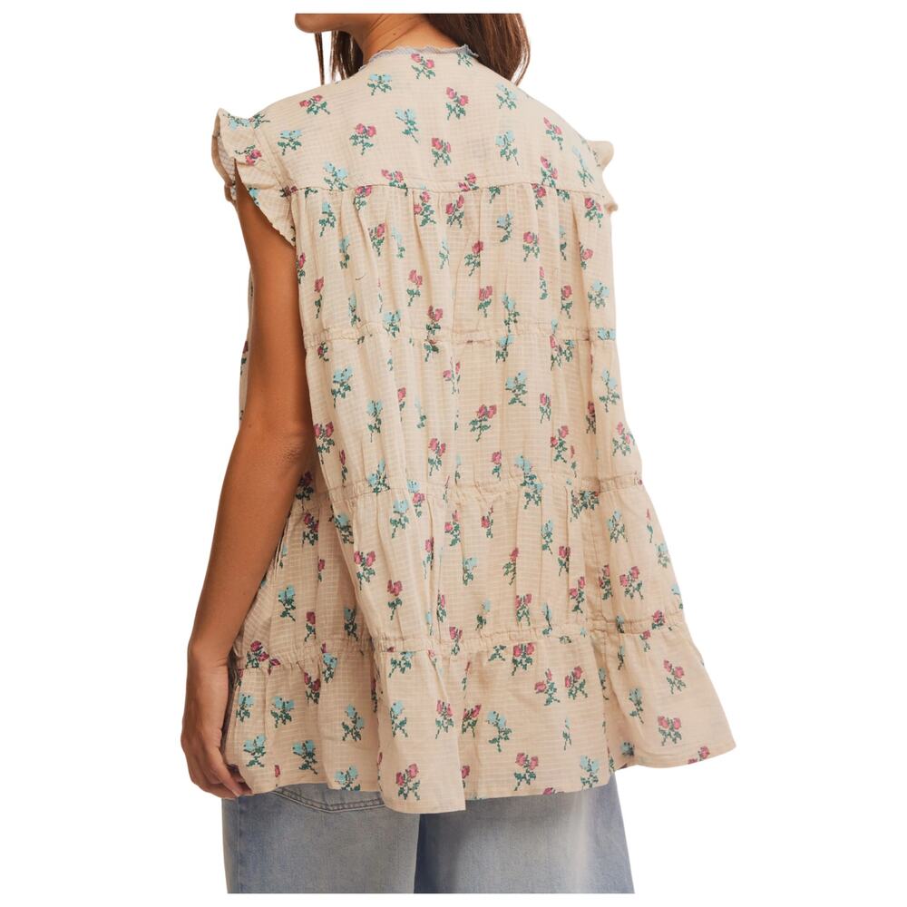 NEW Free People Sundown Print Tunic Dress Size XS - Picture 7 of 16